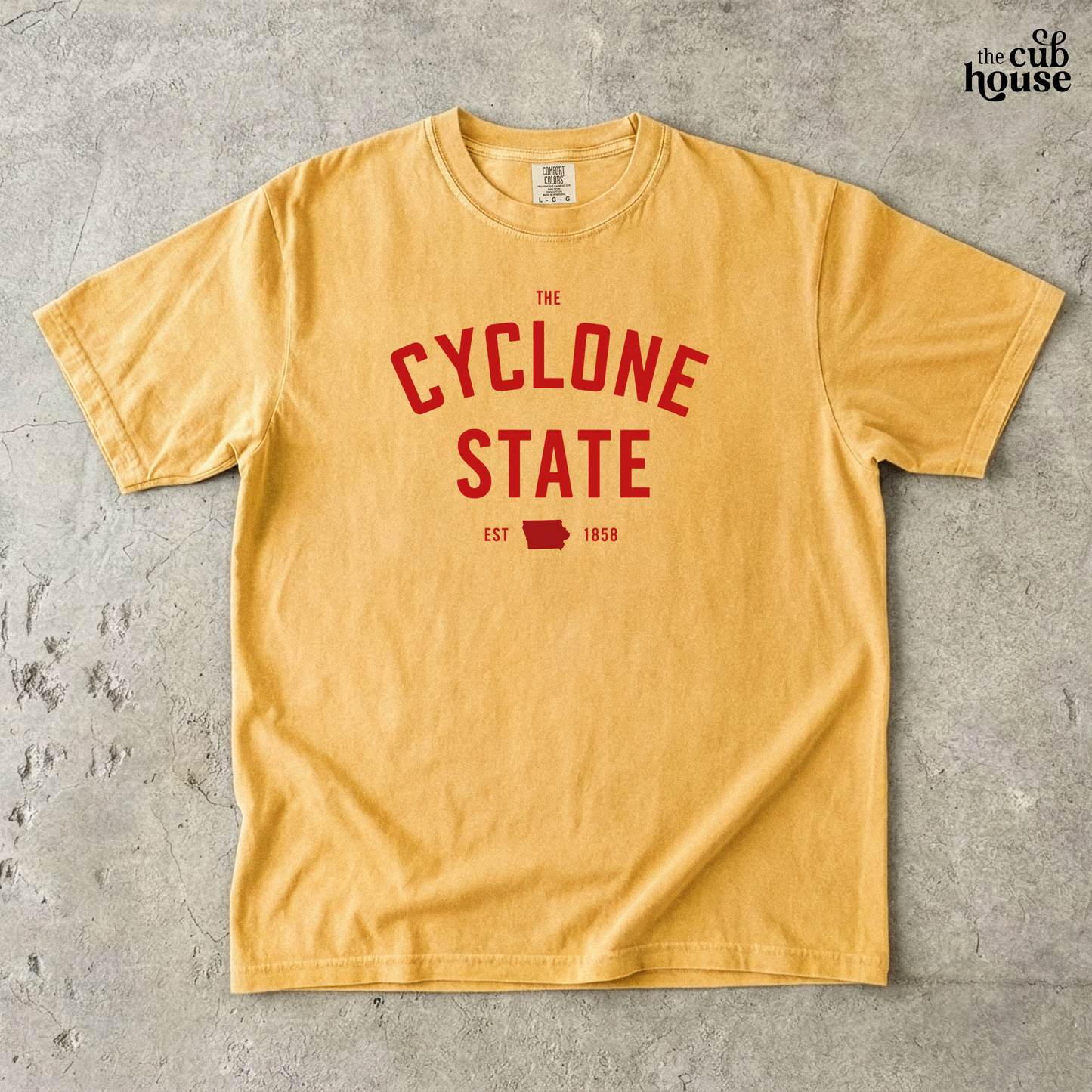 Iowa State • The Cyclone State - red (0276)
