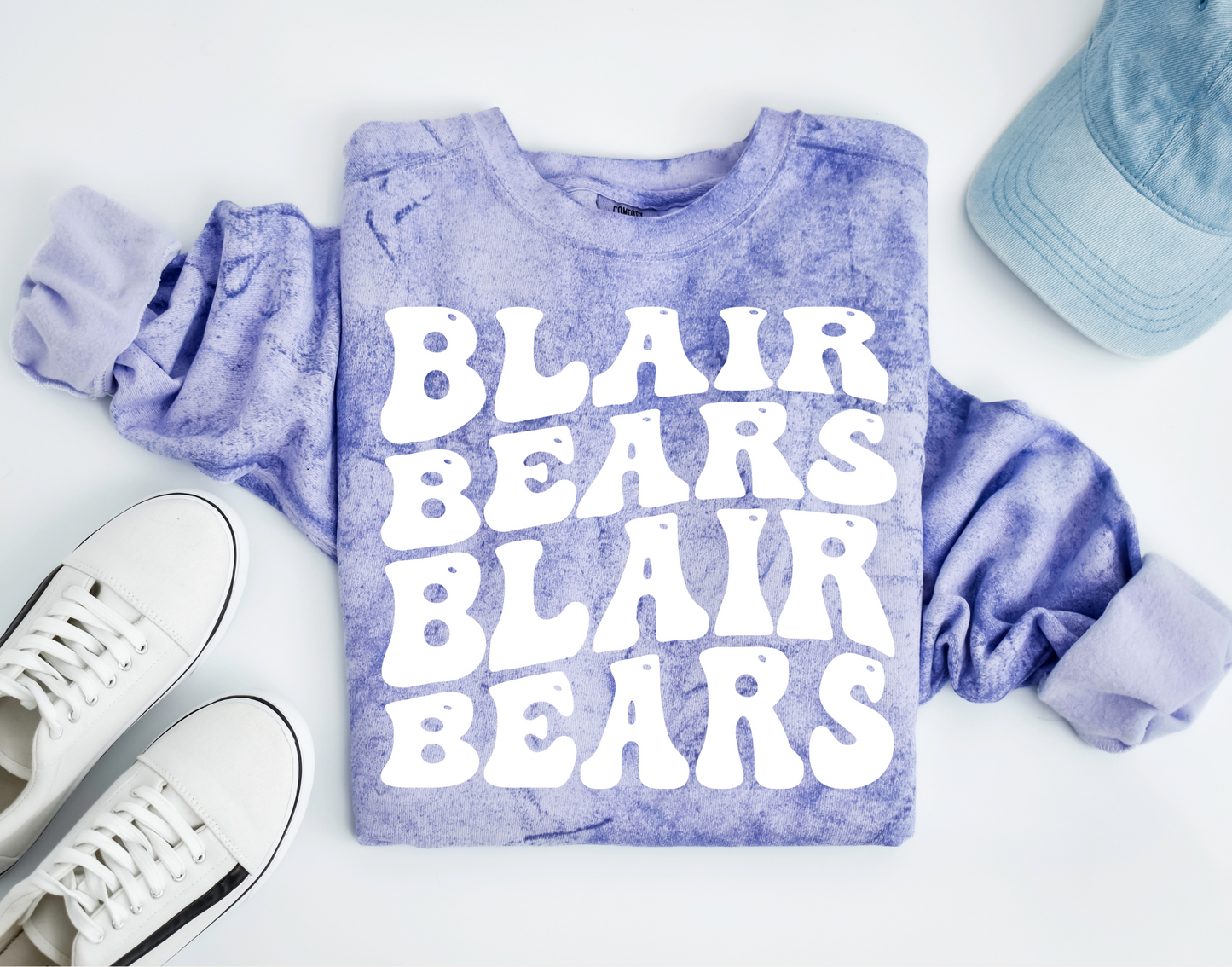 Blair • CC Color Blast Amethyst Crew or Tee (0100)