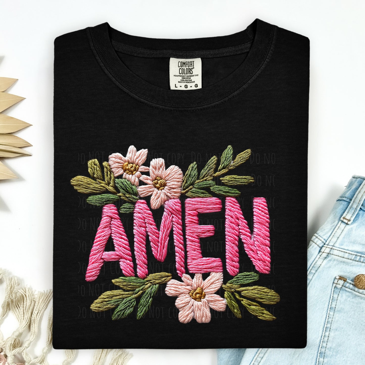 FAITH & INSPIRATION • FAUX EMBROIDERY AMEN