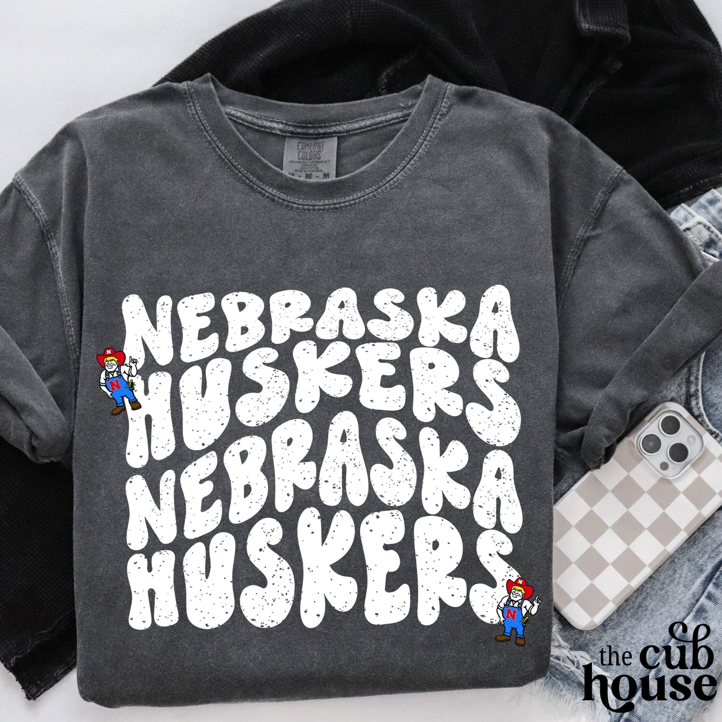Nebraska • Distressed Retro Vibes (0048)