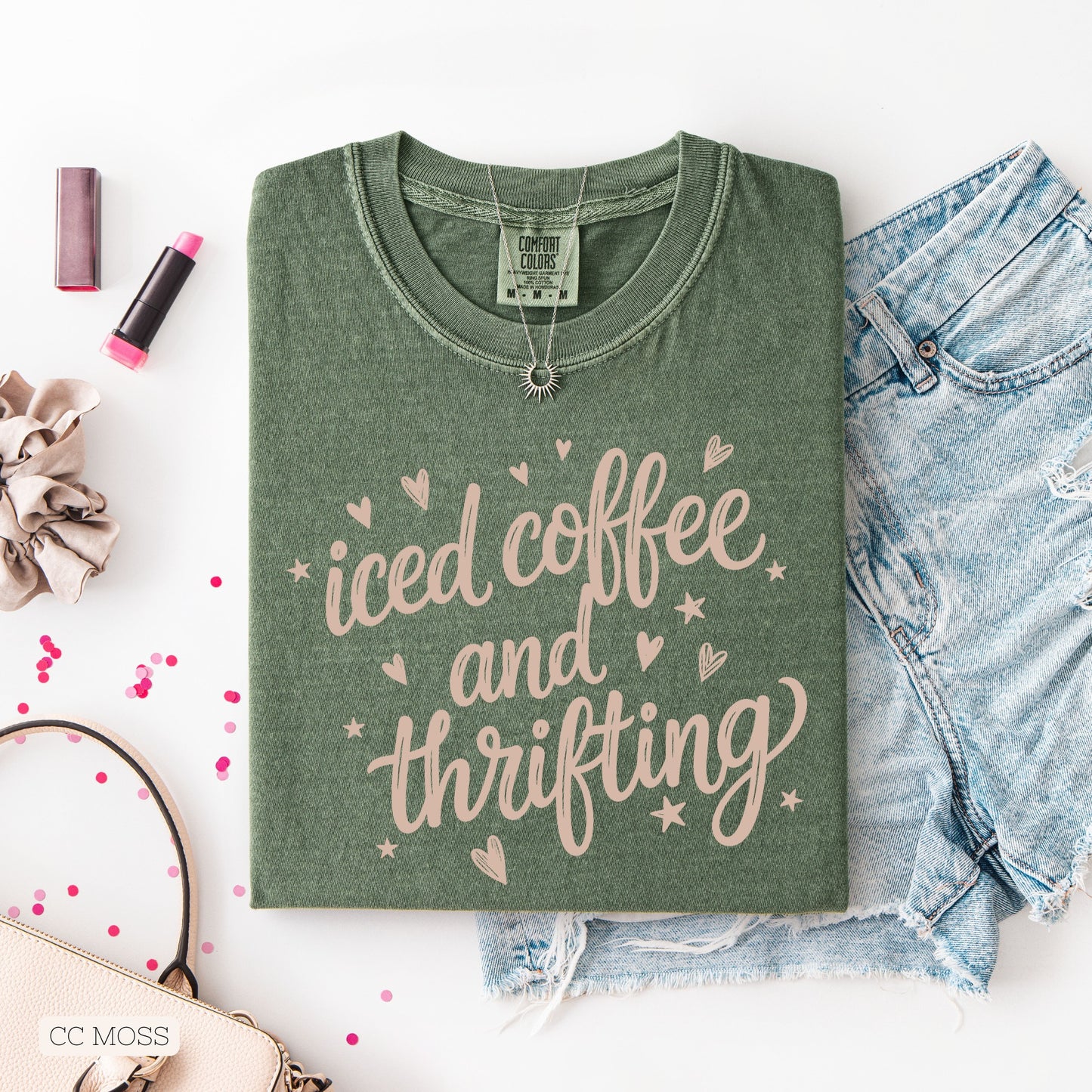 Graphics • Iced Coffee & Thrifting