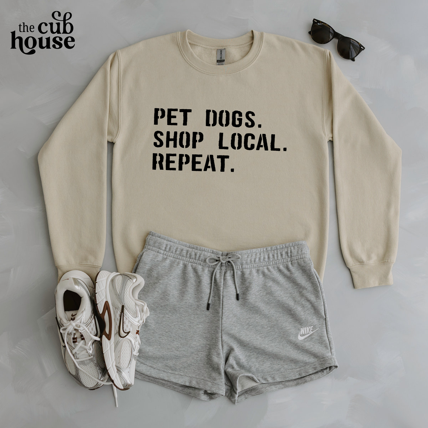 Graphics • Pet Dogs Shop Local Repeat (0131)