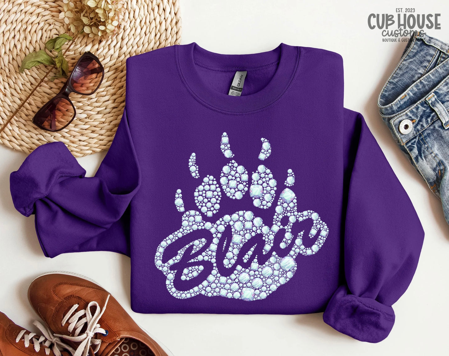 BLAIR • FAUX RHINESTONE LOGO
