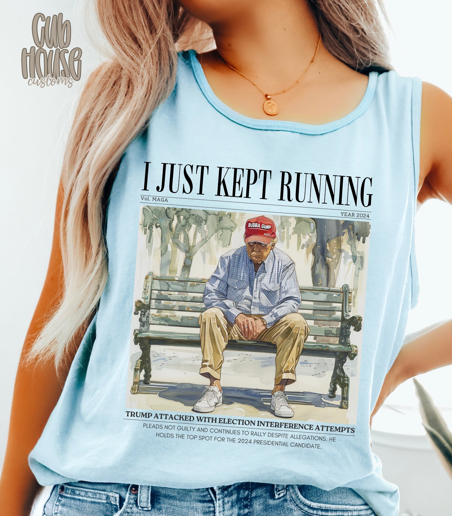 HUMOR & SARCASM • TRUMP I JUST KEPT RUNNING