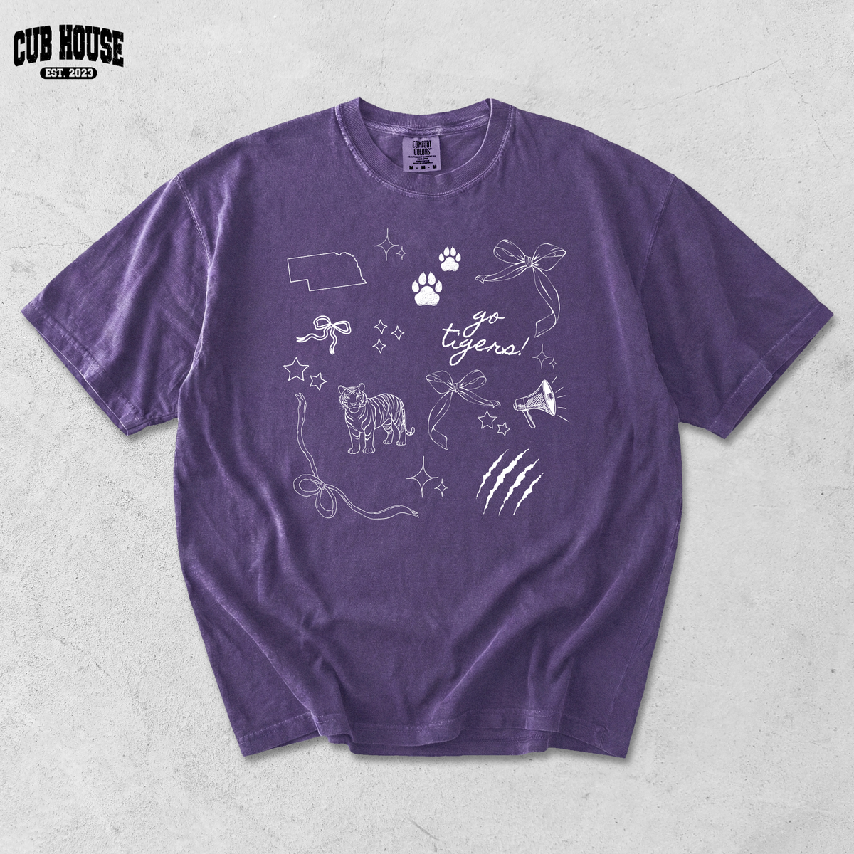 Tekamah-Herman • Tigers Dainty Doodles (0355)