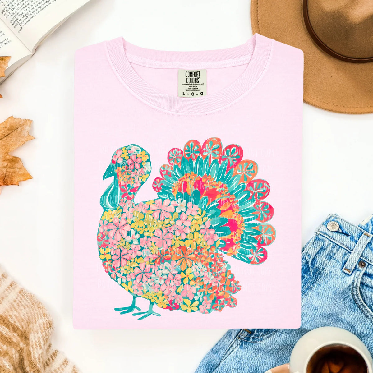 Fall + Halloween • Floral Turkey
