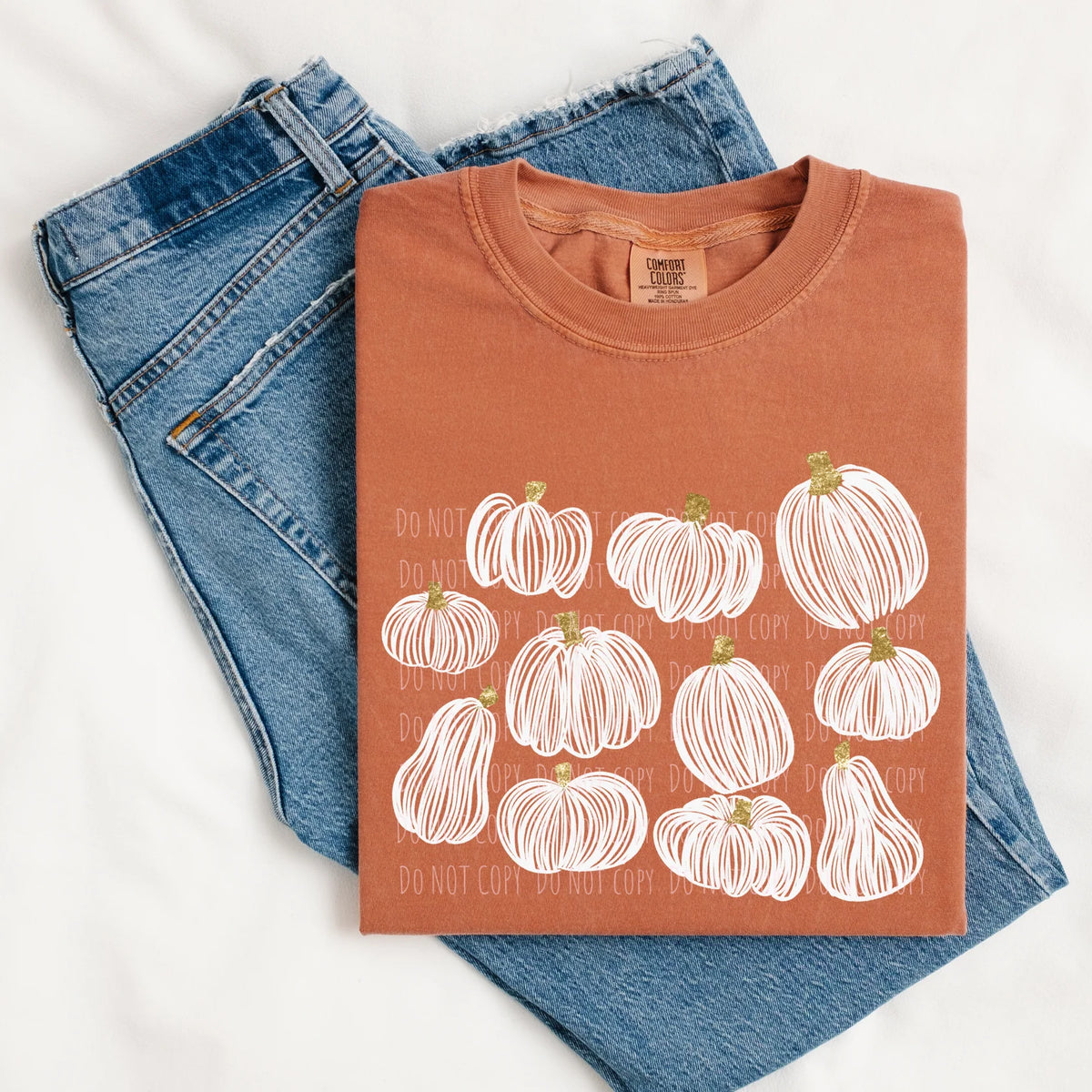 Fall + Halloween • White Pumpkin Doodles