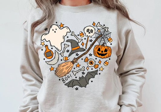 HALLOWEEN & FALL • HEART COLLAGE