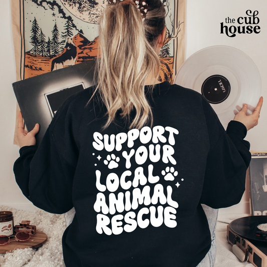 Graphics • Support Your Local Animal Rescue (on back) (0134)