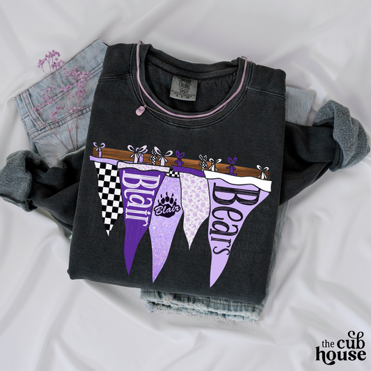 Blair • Blair Bears School Spirit Flags (163)