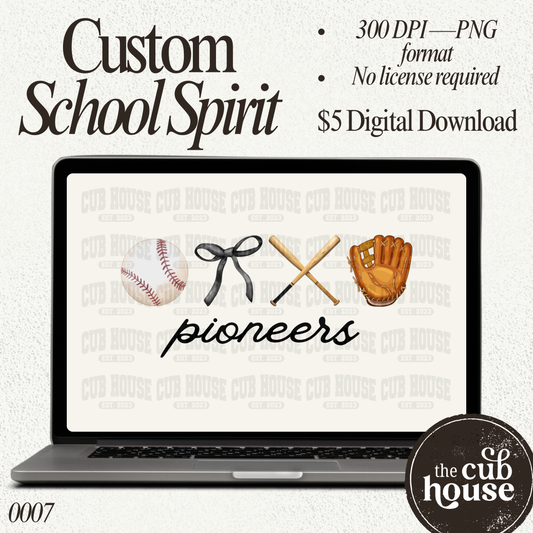 *Digital Download* Custom Baseball (0007)