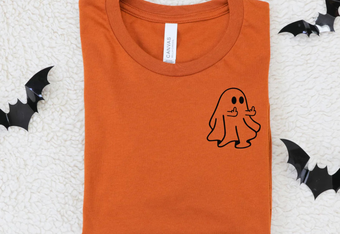 HALLOWEEN & FALL • GHOST MIDDLE FINGER