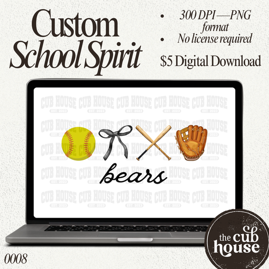 *Digital Download* Custom Softball (0008)