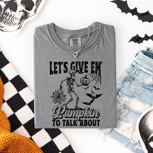 Halloween & Fall • Let's Give 'Em Pumpkin To Talk About
