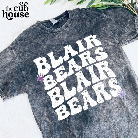 Blair Bears • Vintage Tee w/ Distressed Graphic (0099)