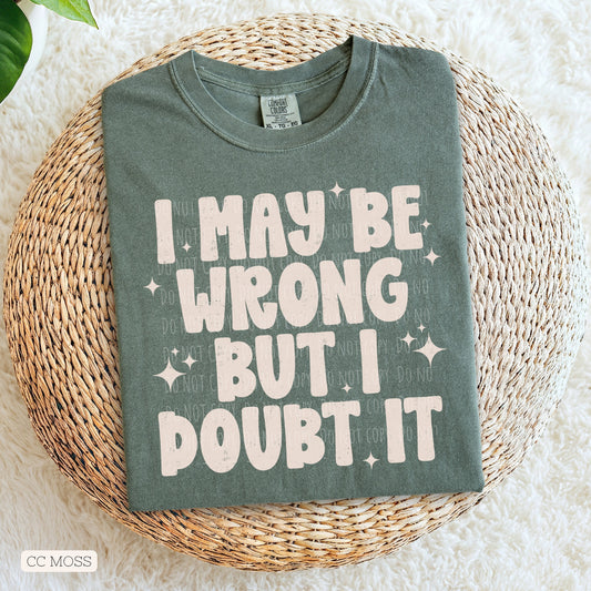 Humor & Sarcasm • Doubt It