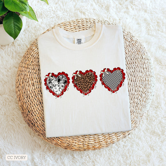 Valentine's Day • Patterned Hearts