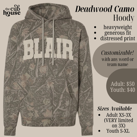 Deadwood Camo Custom Hoody