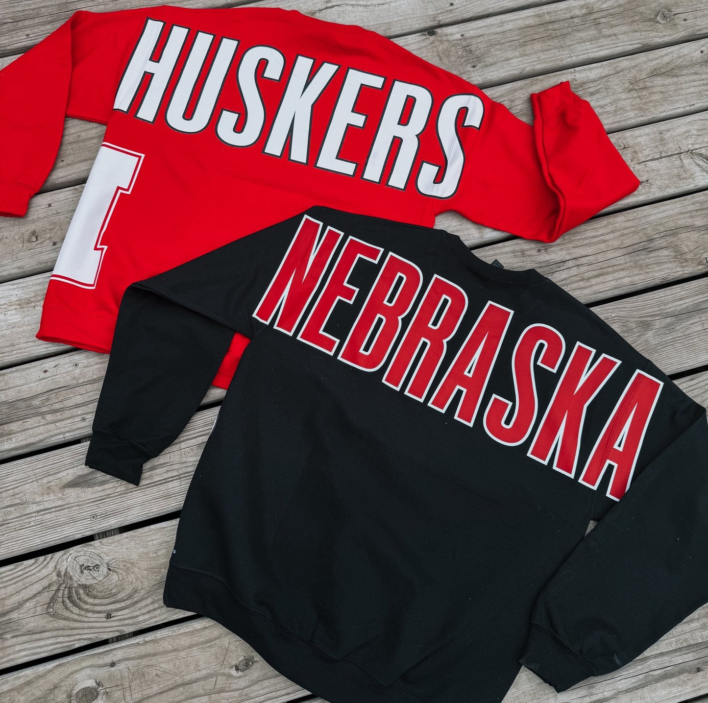 Nebraska • Oversized Back & Side Print