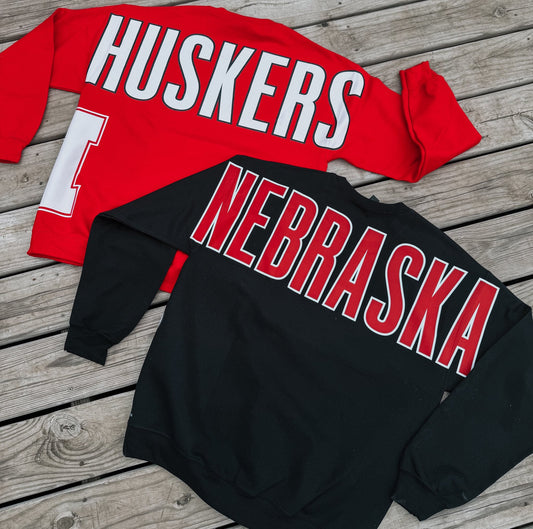 Nebraska • Oversized Back & Side Print