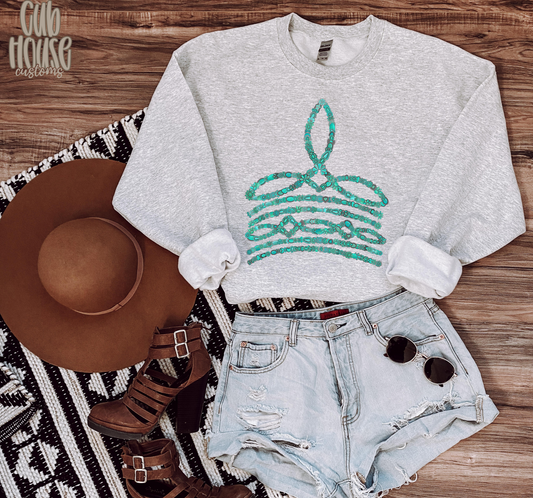 WESTERN • TURQUOISE BOOT STITCH