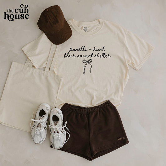 Graphics • Jeanette-Hunt Animal Shelter Bow Script (0130)