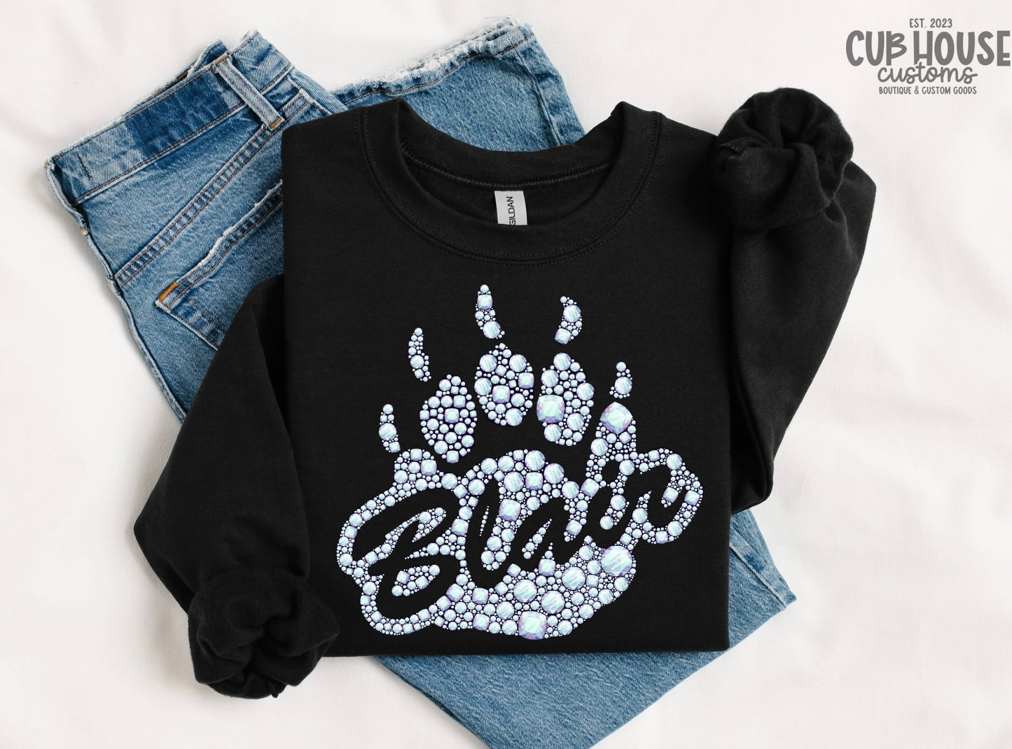 BLAIR • FAUX RHINESTONE LOGO