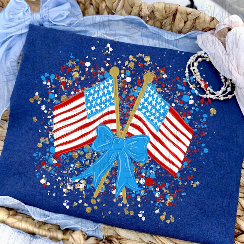 USA • Flag Splatter