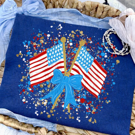 USA • Flag Splatter