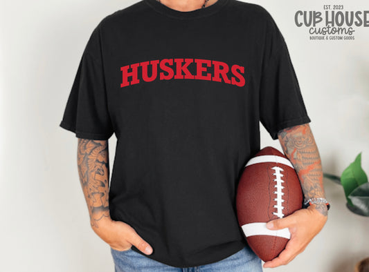 NEBRASKA • RED TEXT