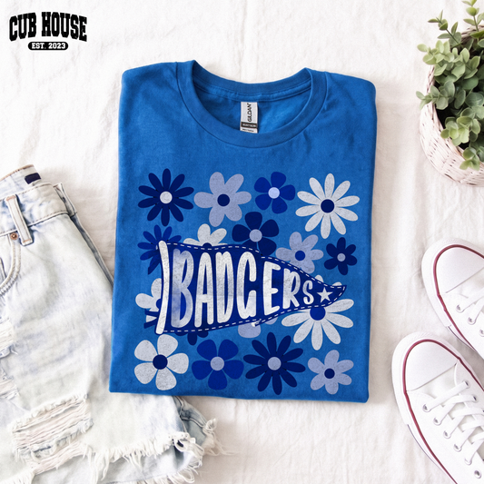 Bennington •  Badgers Floral Flag (0351)