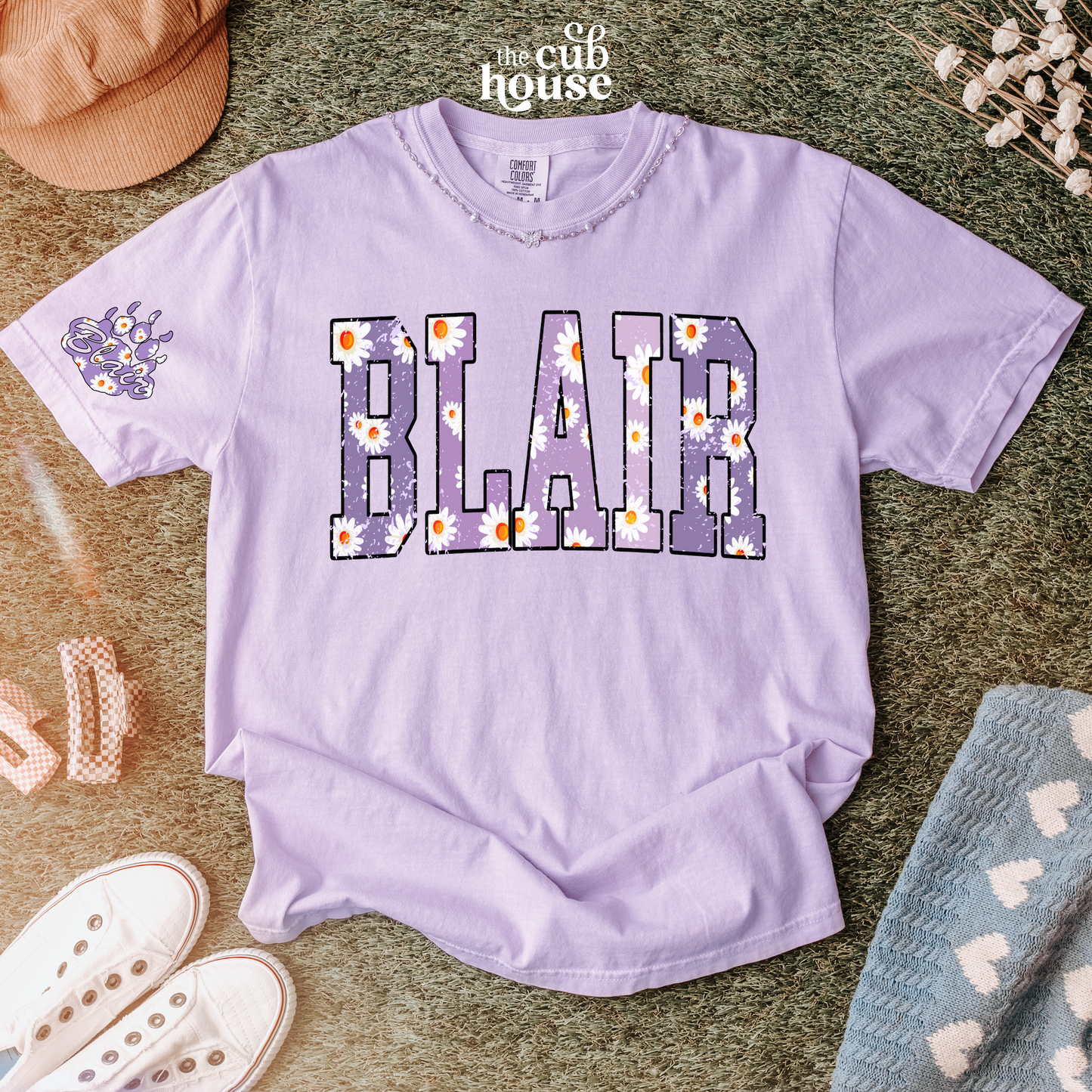 Blair • Distressed Floral With Sleeve (0043)