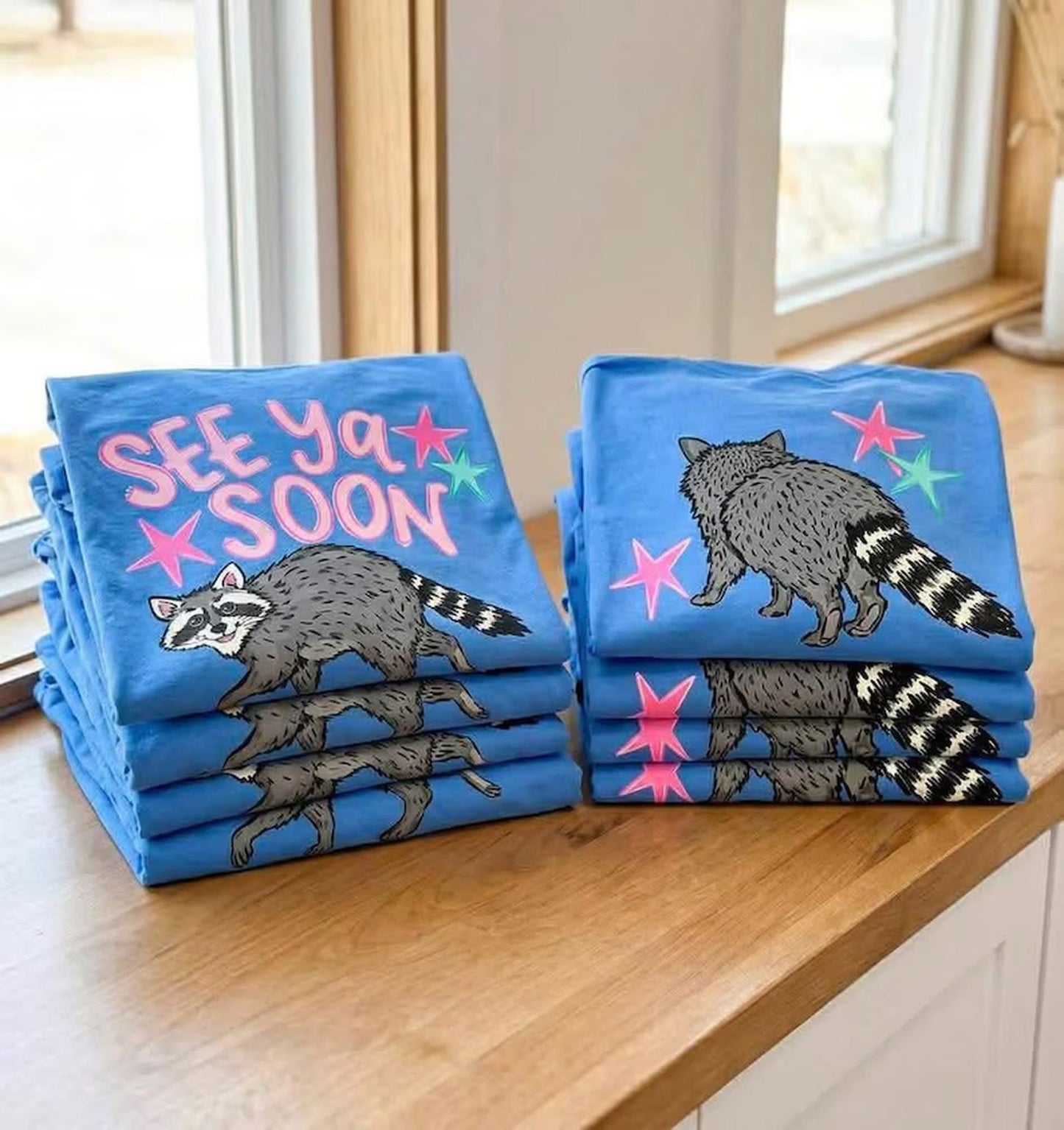 Graphics • Raccoon See Ya Later (front & back)