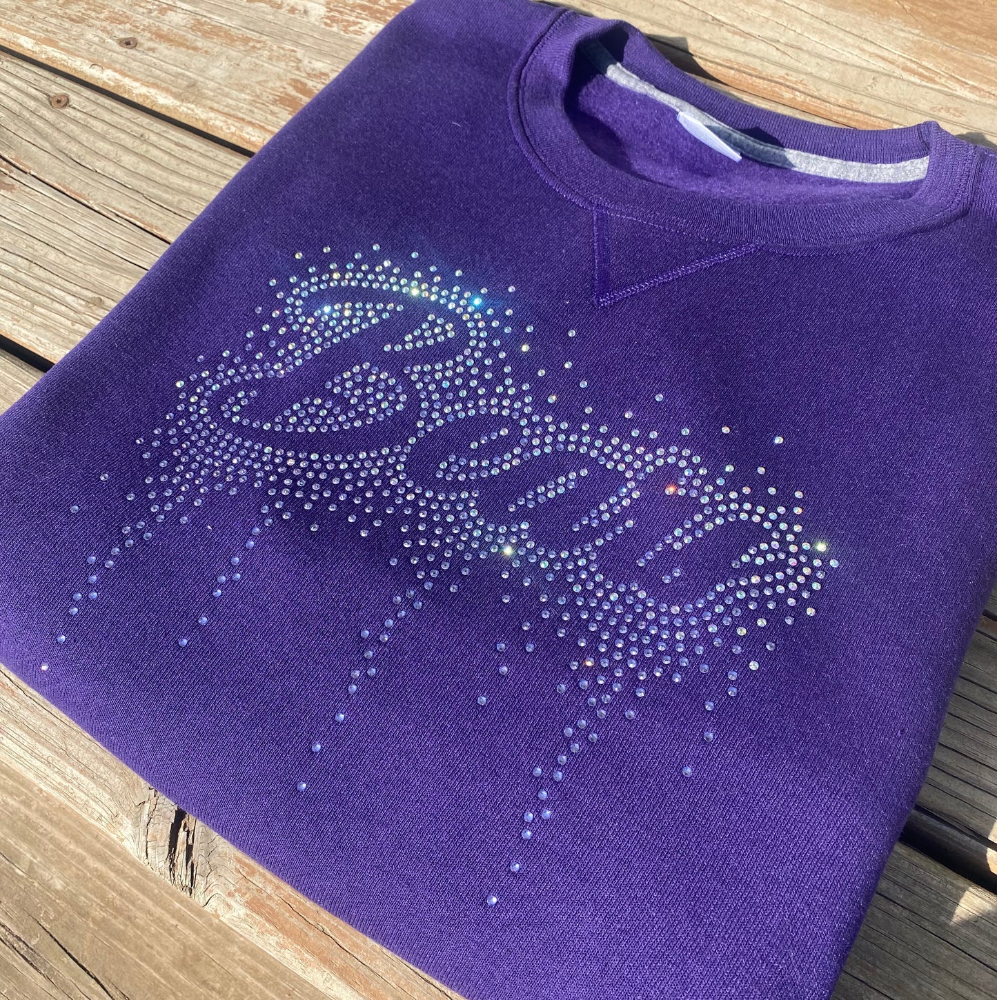 BLAIR • DRIP RHINESTONE CREW