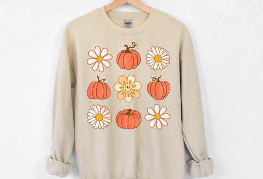 HALLOWEEN & FALL • FLOWER PUMPKIN COLLAGE