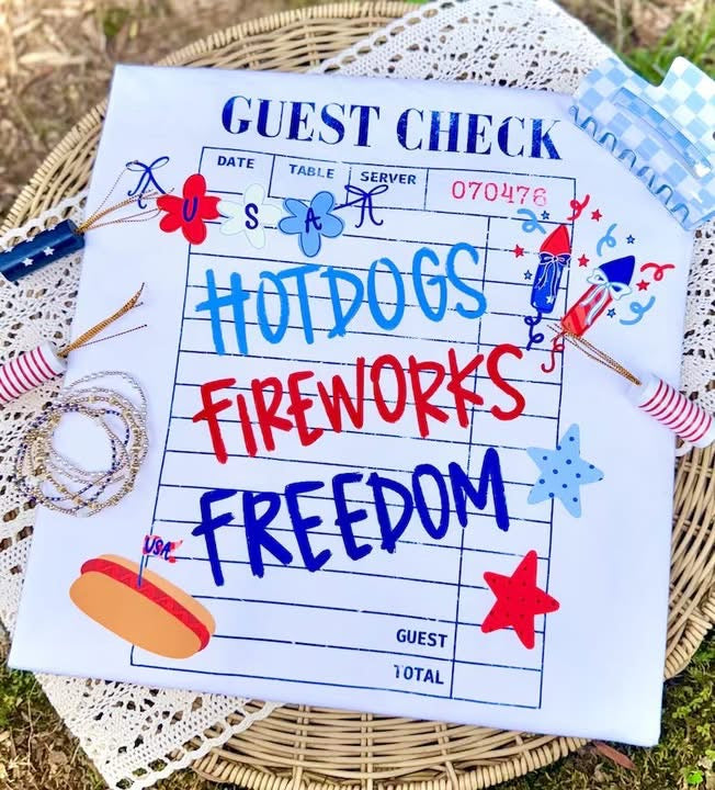 USA • Hotdogs Fireworks Freedom