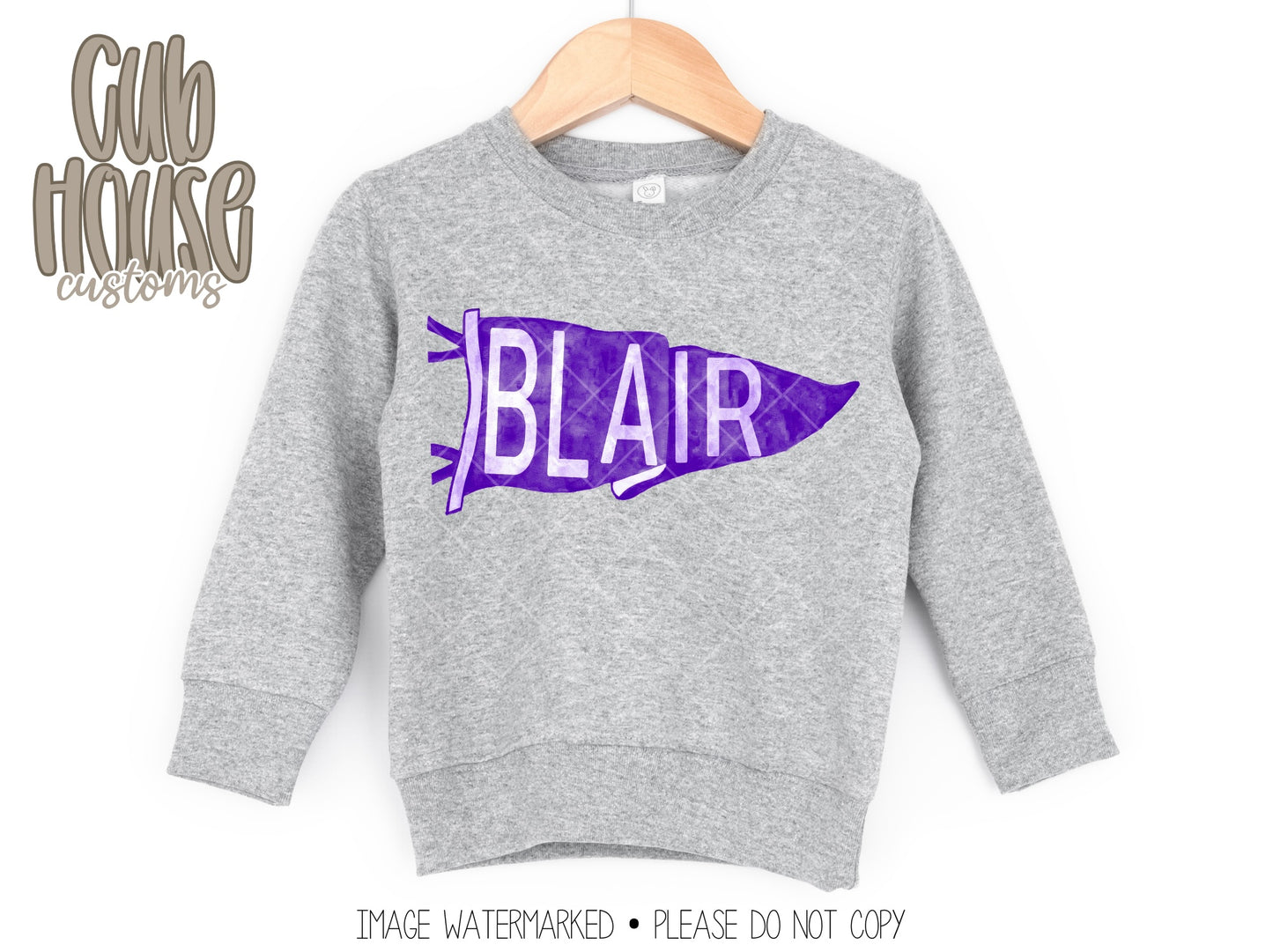 BLAIR • BANNER FLAG