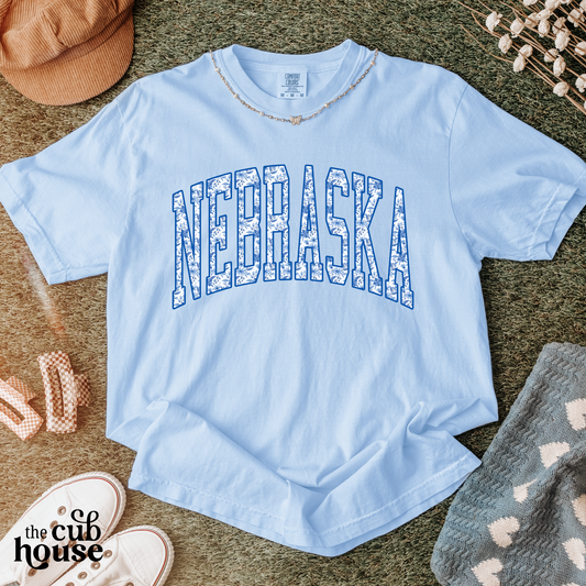 Nebraska • Blue Floral (0213)