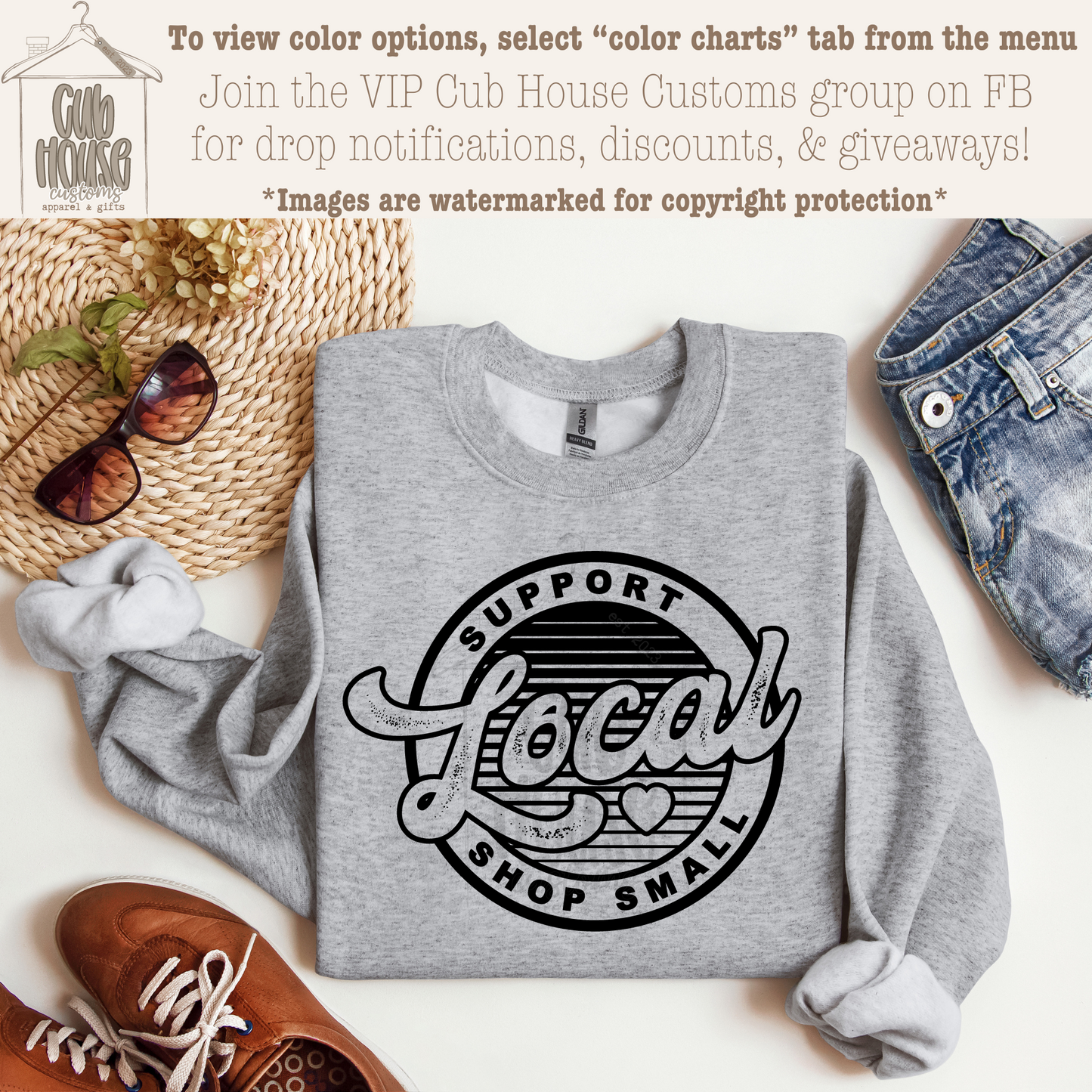SMALL BUSINESS • LOCAL (BLACK TEXT)