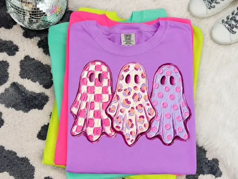 Fall + Halloween •  Patterned Ghosts