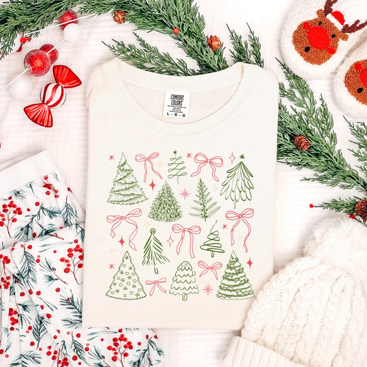 Christmas • Bows & Trees