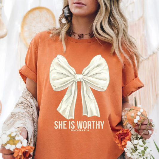 FAITH & INSPIRATION • SHE IS WORTHY