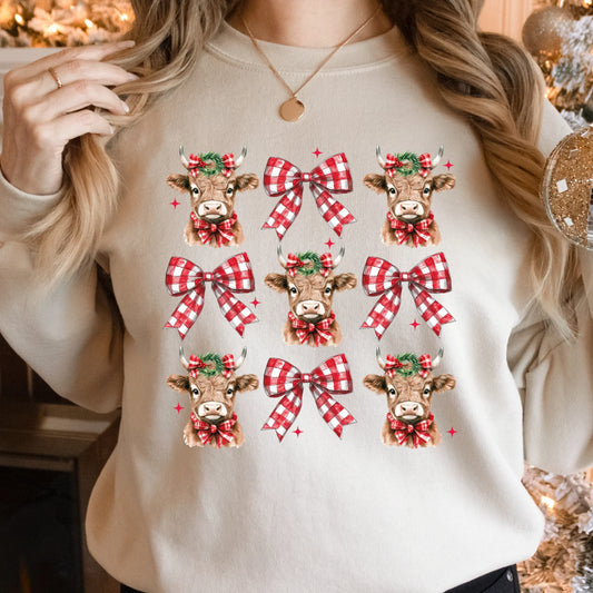 CHRISTMAS & WINTER • COW COLLAGE