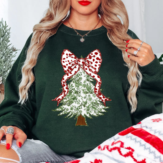 CHRISTMAS & WINTER • TREE BOW