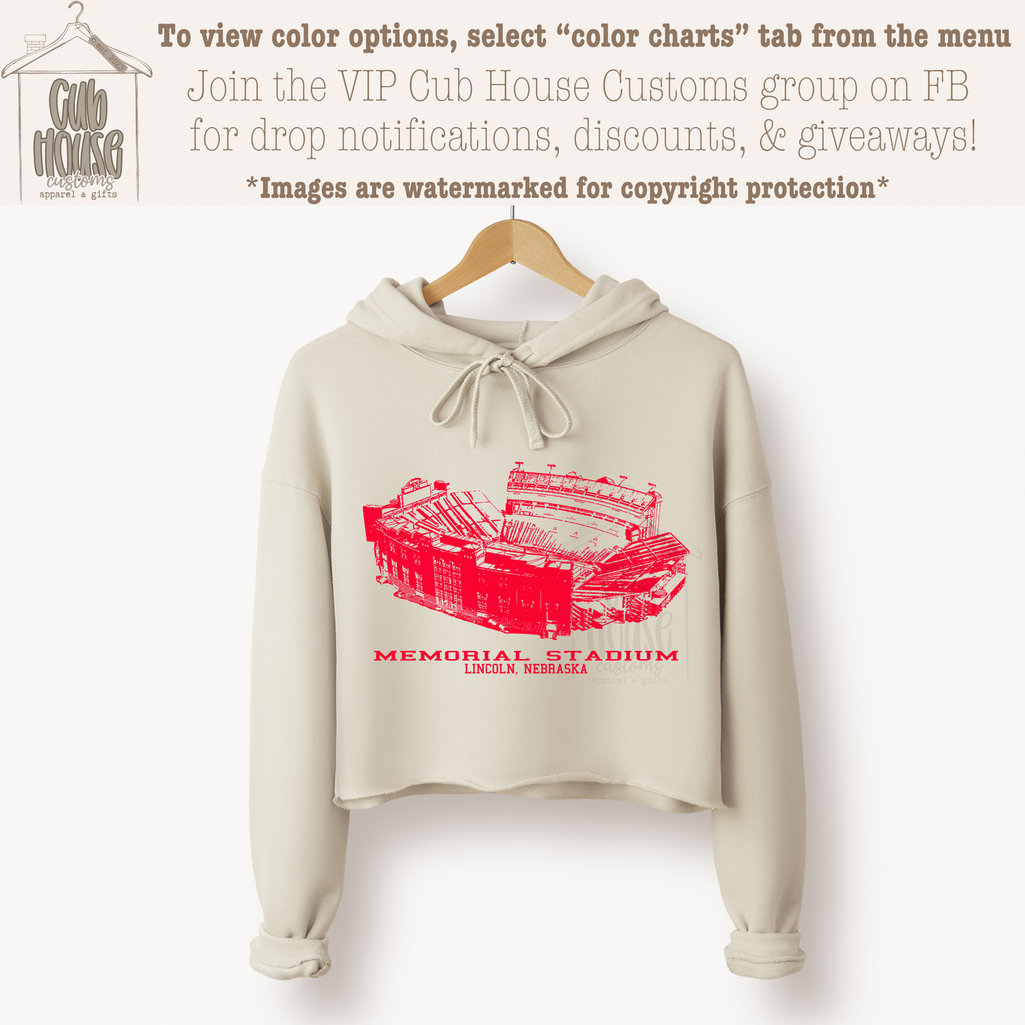 NEBRASKA • MEMORIAL STADIUM (RED TEXT)