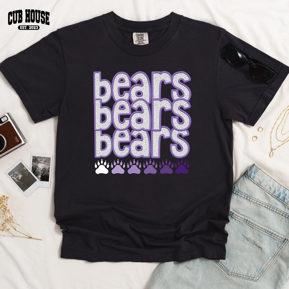 Blair •  Bears White Leopard (0353)