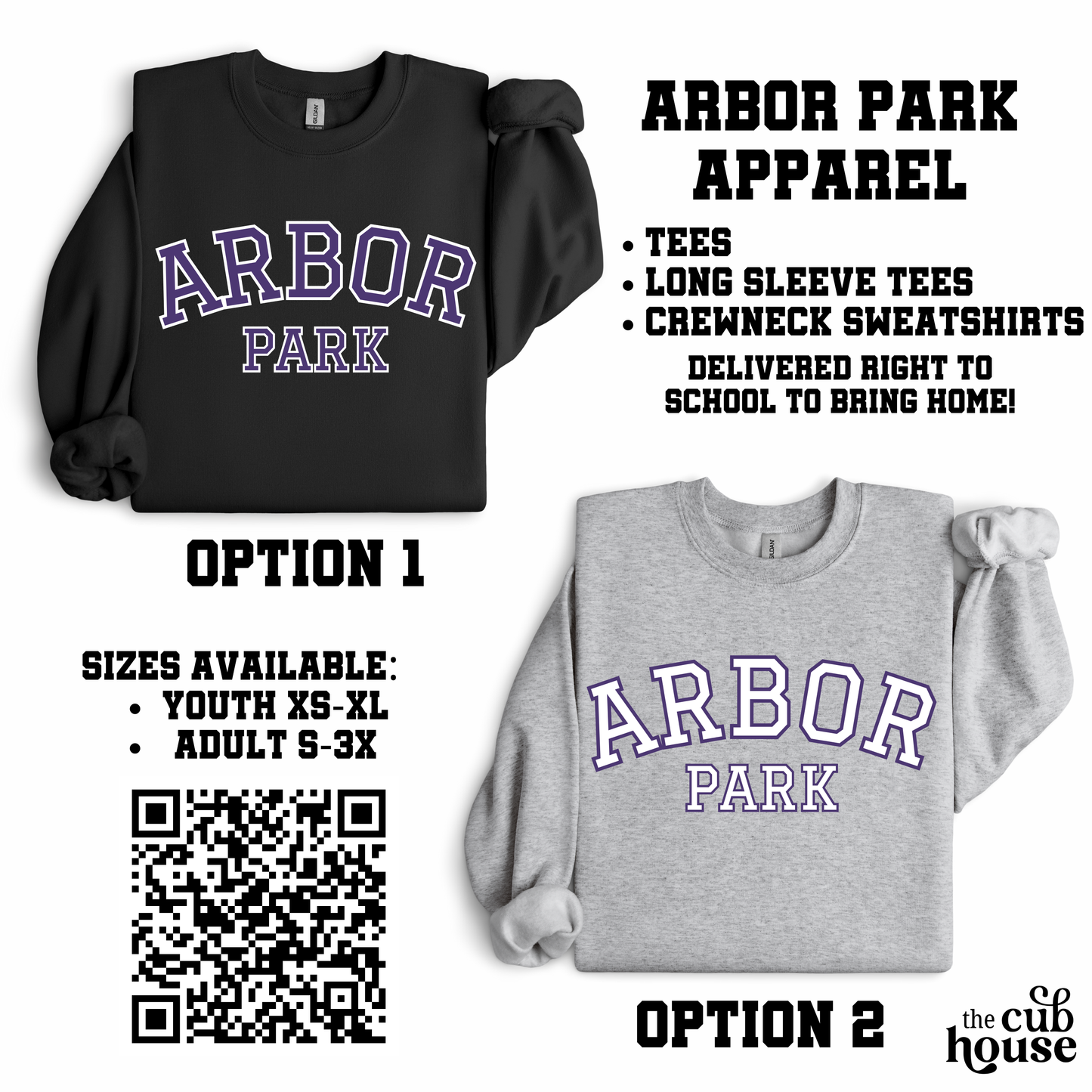 Arbor Park Apparel Order