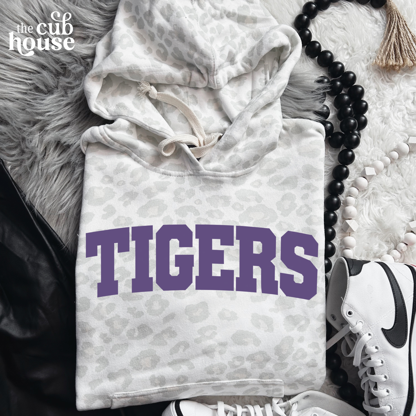 Tigers • White Leopard Hoody (0038)